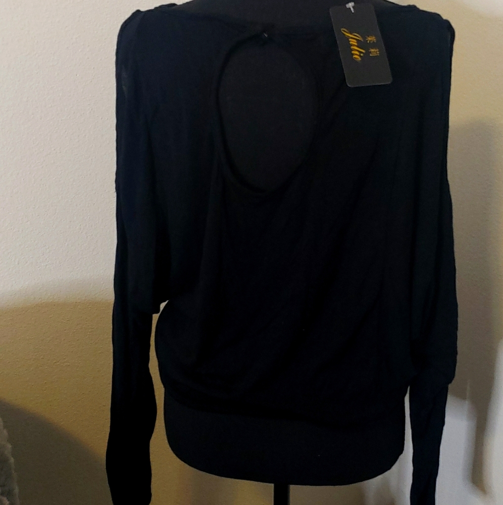 Cold Shoulder Blouse - Picture 2 of 6